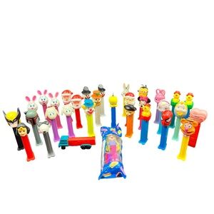Vintage PEZ Dispenser Lot Slovenia Hungary Disney Marvel Bugs Bunny Santa